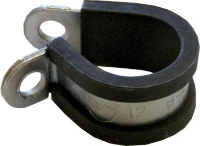 Assorted Rubber Lined P-Clips (Qty 75) - 